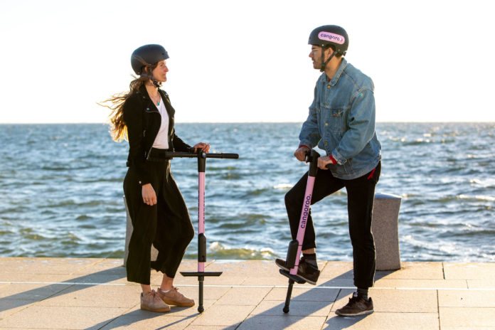 Is de pogostick het nieuwste alternatieve vervoersmiddel?