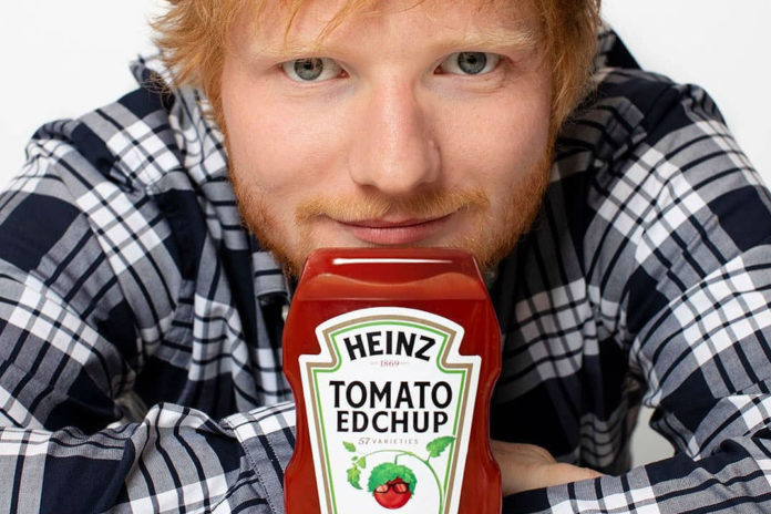 Ed Sheeran lanceert eigen ketchup: ‘Edchup’