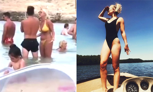 Boze Kat Kerkhofs stiekem gefilmd op strand, Eline De Munck straalt in badpak en ‘Temptation’-Lizzy is weer haar zwoele zelve (foto’s/video)