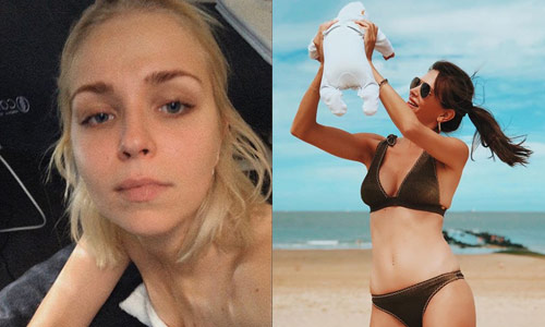 Julie Van den Steen laat zich verwennen, bikinifoto van ...