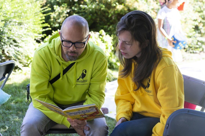 Werken voor de goede doelen: Lorina werkt voor de Verhalenweverij