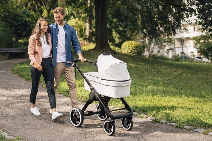 Elektrische buggy maakt ouders het leven makkelijker