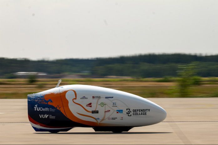 Française breekt Nederlands snelfietsrecord met 124,1 km/u