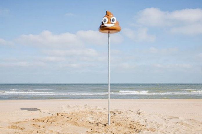 Parket seponeert zaak gestolen verdwaalpaal met lachend kakske in Oostende