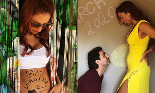 ‘Baby loading’: Natalia kondigt zwangerschap op creatieve wijze aan! (foto’s)