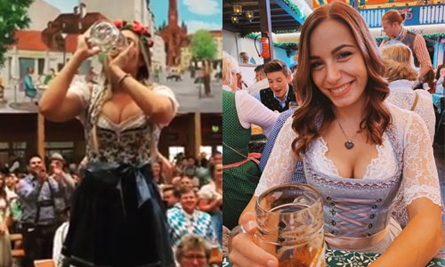 #OKTOBERFEST: Lederhosen, bier en diepe decolletés troef op Instagram (foto’s)