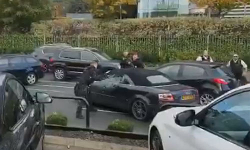 Spectaculair einde van achtervolging gaat viraal. Vier tieners gearresteerd! (video)