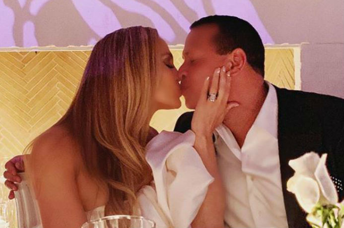 Zo zag het verlovingsfeest van Jennifer Lopez eruit