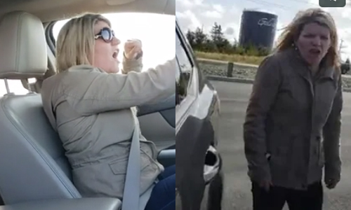 Man betrapt overspelige vrouw op heterdaad (video)