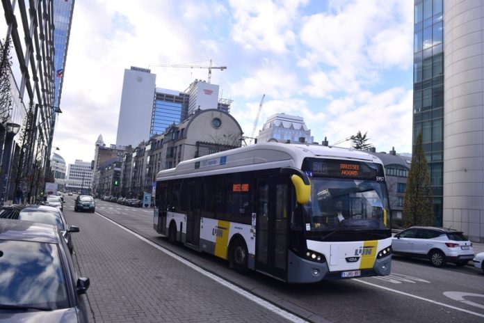 Nieuw tijdelijk busstation De Lijn aan Brussel Noord vanaf 6 januari in gebruik