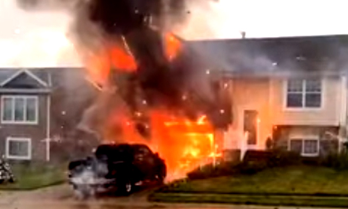 Daarom bewaar je best geen hoop VUURWERK in je garage (video)