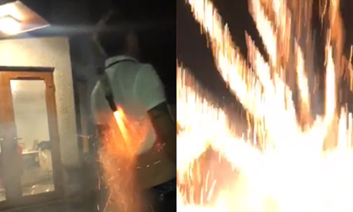 En daarom steek je morgenavond GEEN vuurwerk tussen je billen (video)