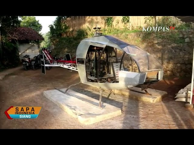 VIDEO. Indonesiër bouwt eigen helikopter om files te omzeilen