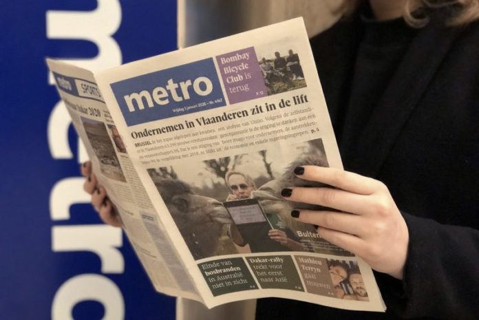 Metro viert 20ste verjaardag met nieuwe look