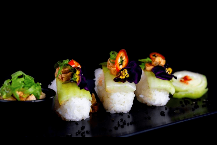 In dit restaurant eet je enkel vegan sushi