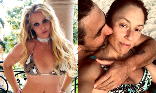 Zwangere Natalia straalt in bikinishoot, Bella Hadid poseert voor pikante kalender en Klaasje (K3) geniet (foto’s)