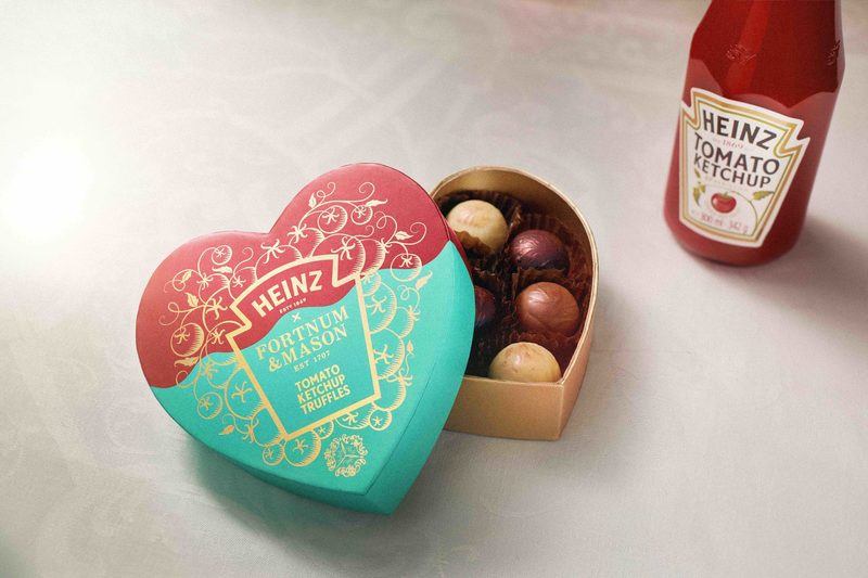 BIZAR. Met Valentijn kan je chocoladetruffels met ketchupsmaak kopen
