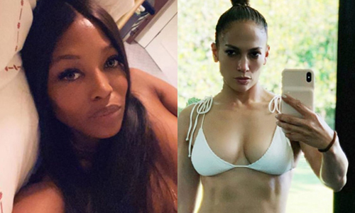 Jennifer Lopez toont afgetraind lichaam, Klaasje straalt in bikini en Naomi Campbell deelt zeer pikante selfie (foto’s/video’s)