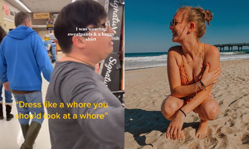 Moeder betrapt man die naar kont van dochter staart: “Kleed je als een hoer, word bekeken als een hoer!” (video)