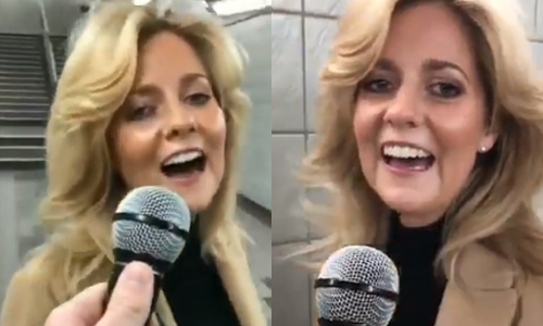 VIRAAL: Pendelaarster verbaast iedereen wanneer ze DIT doet (video)