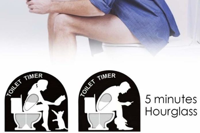 Deze ‘Toilet Timer’ maakt een einde aan jullie toiletstrijd