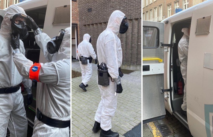 Tiener aangehouden nadat hij spuwde naar politie