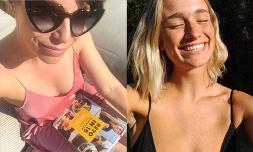 Julie Vermeire geniet van de zon, Klaasje (K3) doet dit leuke dansje en Evi Hanssen amuseert zich in bad (foto’s/video’s)