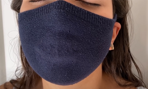 Nóg twee eenvoudige manieren om ZONDER te naaien een mondmasker te maken (video)