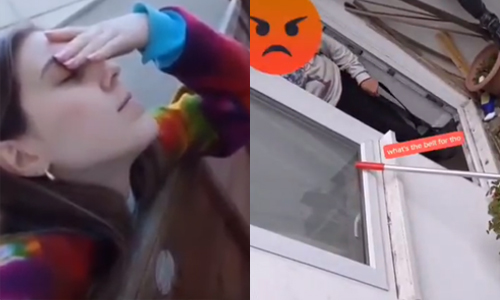 Vrouw is geluidsoverlast van buurman die naar ‘pikante filmpjes’ kijkt kotsbeu en grijpt in (video)