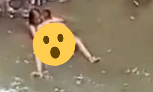 WTF: ‘Avontuurlijk’ koppeltje heeft seks op wel zéér bizarre plaats (NSFW-video)