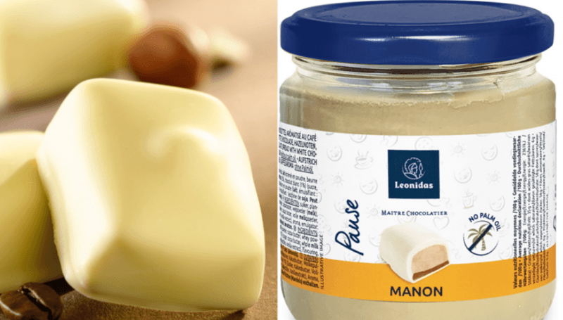 Leonidas brengt smeerpasta van populaire ‘Manon’-praline op de markt