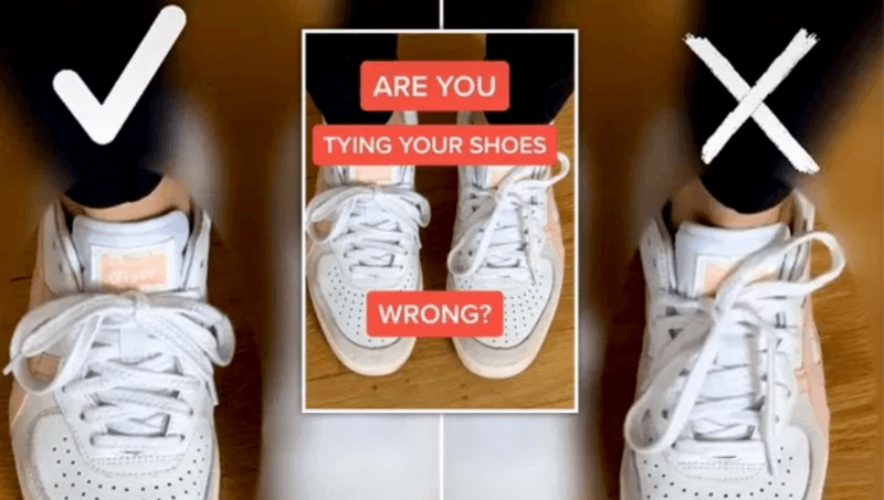 LIFEHACK. We knopen onze veters al ons hele leven lang verkeerd (video)