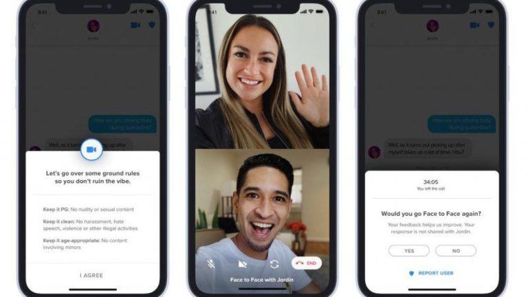 Je kan nu ook videobellen op Tinder