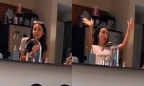 Hij vraagt aan zijn vriendin of ze ‘wat aangenamer’ wil zijn. Dat had hij beter NIET gedaan! (video)