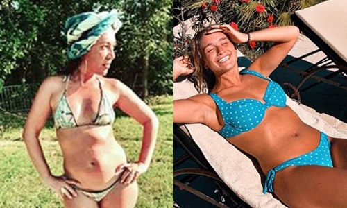 Julie Vermeire geniet in bikini, Hanne Troonbeeckx poseert op het strand en Lily Allen kruipt in bad (foto’s)