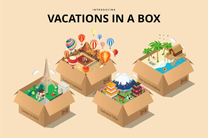 Thuis en nood aan vakantie? Ikea’s ‘Vacation in a Box’ brengt raad