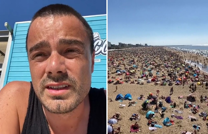 Ophef over massa strandtoeristen in Nederland: “Events mogen niet, maar dit wel?” (video)