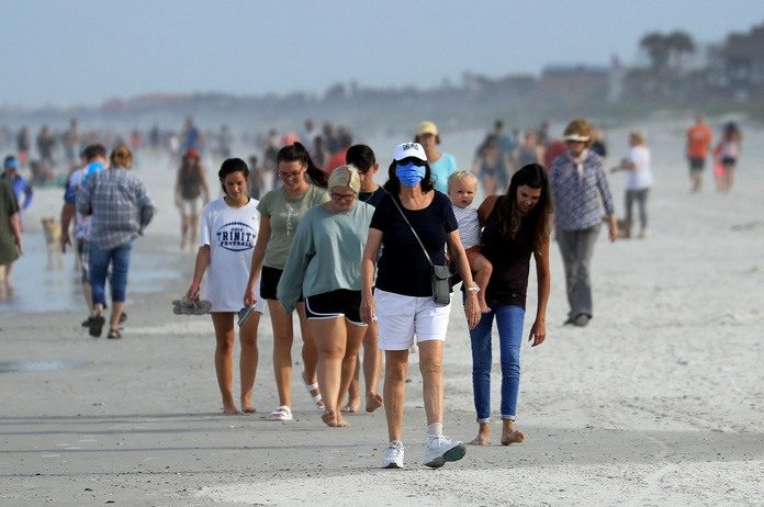 Coronabesmettingen stegen explosief in Florida na afkondiging tweede fase exitplan