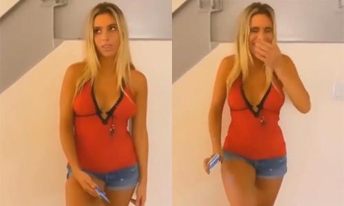 Dame doet haar borsten dansen, maar niets is wat het lijkt! (video)