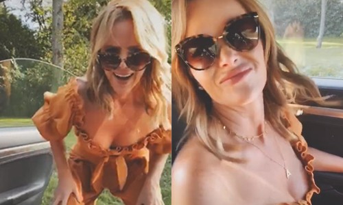 Amanda Holden pakt op TikTok uit met knotsgek dansje (video)