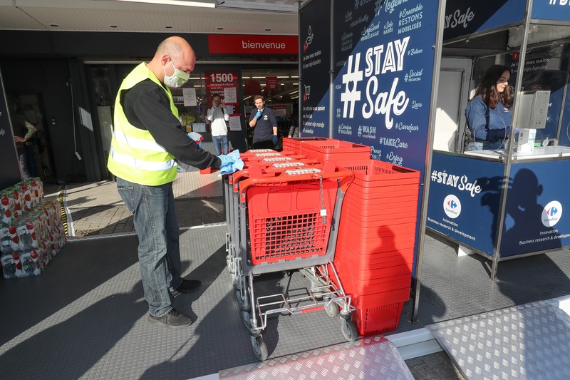 Supermarkten roepen op om opnieuw alleen te gaan winkelen