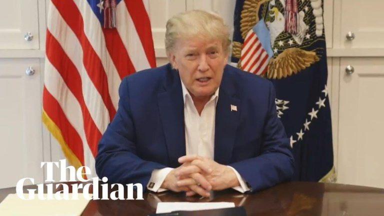 Trump twittert weer als vanouds in het ziekenhuis