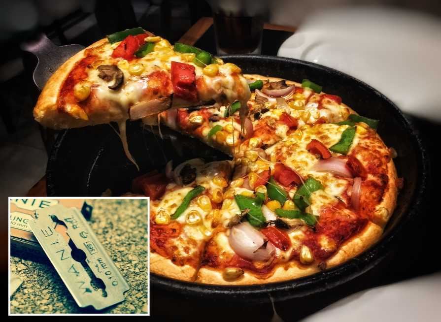 Man verstopte scheermesjes in pizzadeeg supermarkt