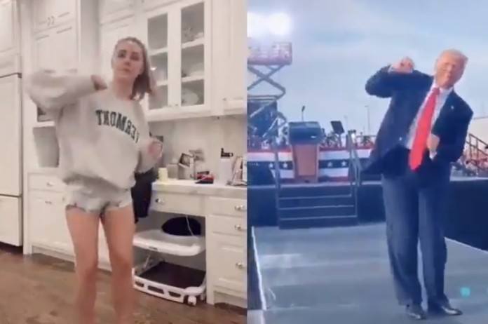 BIZAR. Trump gaat viraal op TikTok met eigenaardig dansje (video)