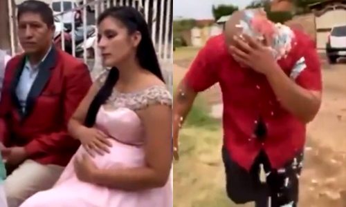 Man toont intieme beelden van zijn OVERSPELIGE vrouw en haar minnaar tijdens babyshower: “Niet mijn kind!” (video)