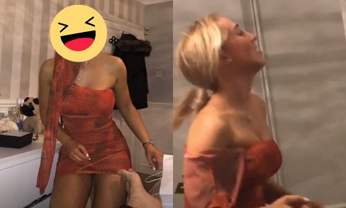 WOOPS: Dame wil sexy kleedje passen, maar ’t resultaat is NIET wat ze verwacht had! (video)
