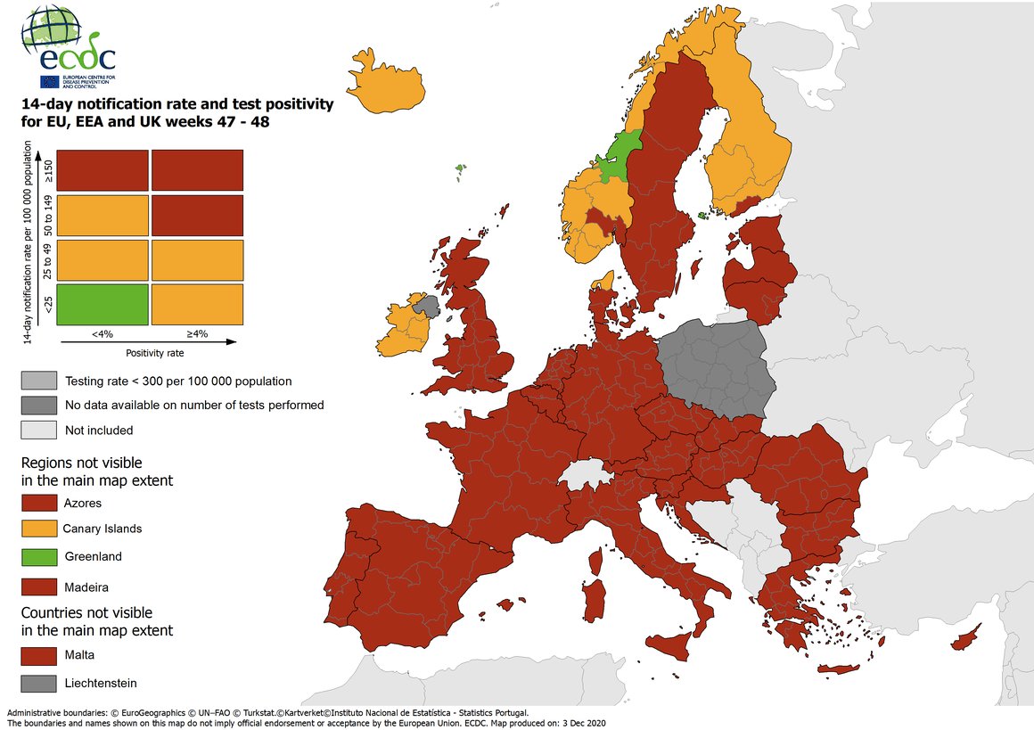 European Commission 🇪🇺 on Twitter: "It is only through such a sustained  management of the pandemic that we will overcome together. Check out the  weekly @ECDC_EU map with the latest epidemological data