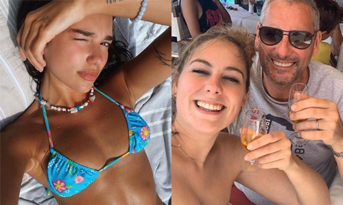Lotte Vanwezemael poseert strak in ’t pak, Rihanna doet haar ding in zeer pikante lingerie en Dua Lipa geniet in bikini (foto’s)