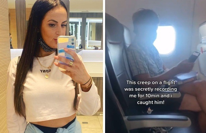Vrouw confronteert man die haar stiekem filmde: “Je bent een viespeuk!” (video)