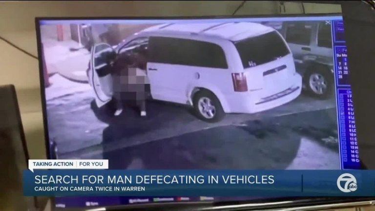 BIZAR. Amerikaanse politie jaagt op ‘seriekakker’ die zijn gevoeg doet in auto’s (video)
